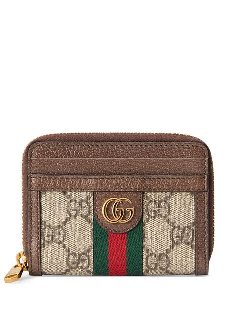 gucci gg print monogram card case|gucci logo icon.